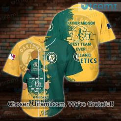 Oakland Athletics Jersey Adorable Father And Son Best Team Ever Oakland AS Gifts