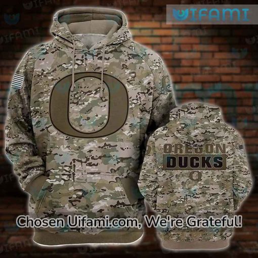 Oregon Ducks Camo Hoodie 3D Charming Oregon Ducks Gift