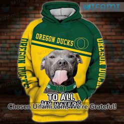 Oregon Football Hoodie 3D To All My Haters Colorful Oregon Ducks Gifts For Mens