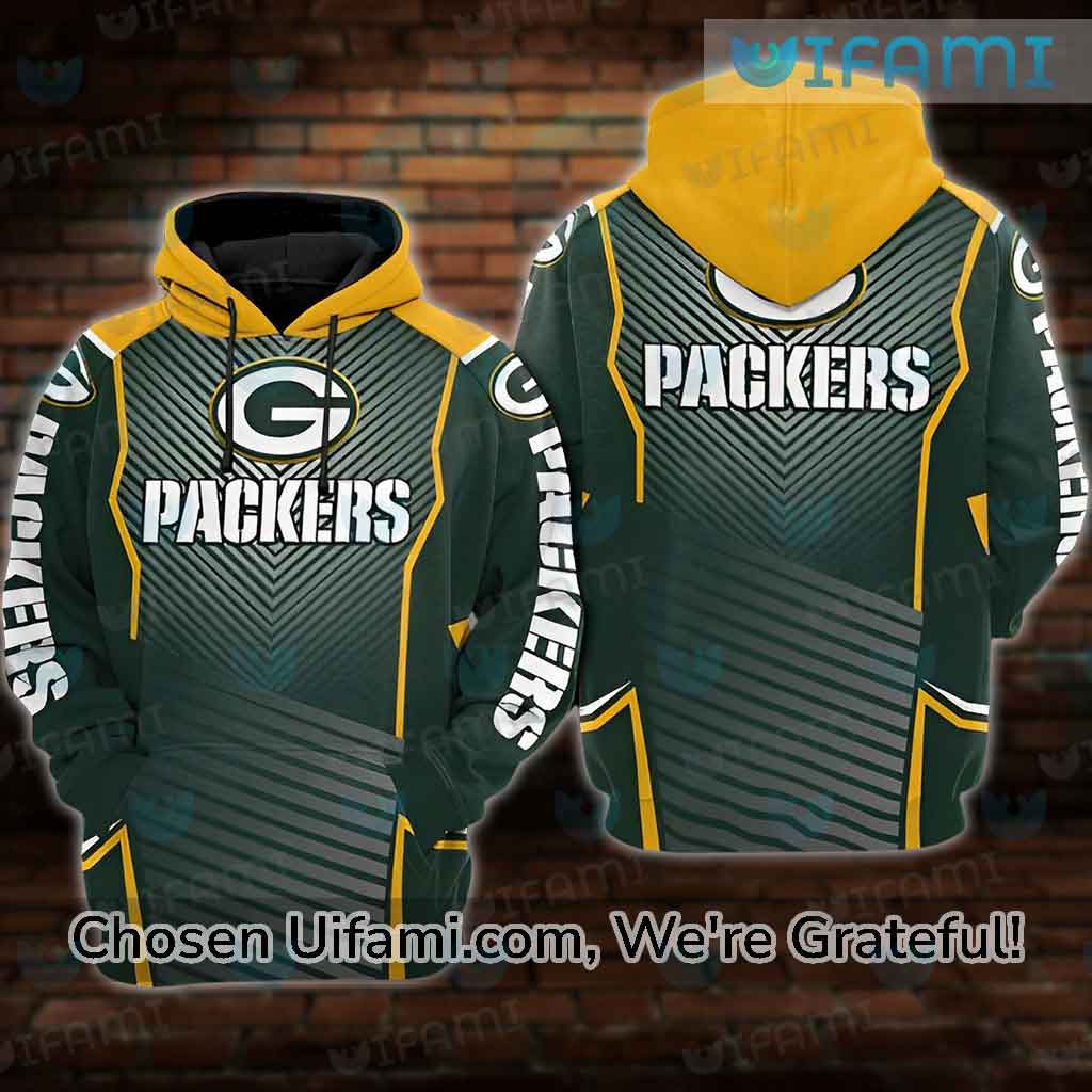 Green Bay Packers Camouflage Veteran Lightweight Polyester 3D Printed Hoodie