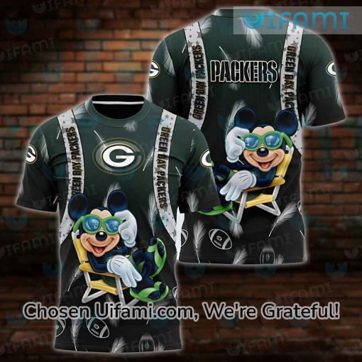 Packers Shirt 3D Creative Mickey Green Bay Packers Gift