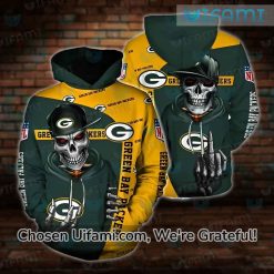 Packers Veterans Hoodie 3D Unforgettable Skeleton Green Bay Gifts For Him