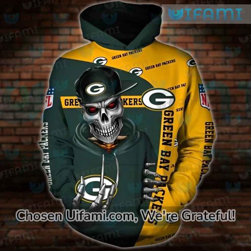 Packers Veterans Hoodie 3D Unforgettable Skeleton Green Bay Gifts For Him