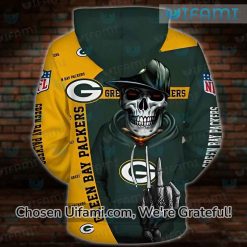Packers Veterans Hoodie 3D Unforgettable Skeleton Green Bay Gifts For Him 4
