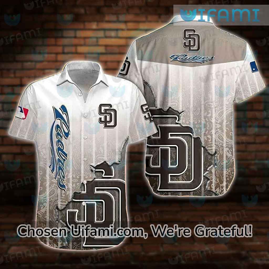 Padres Hawaiian Shirt San Diego Padres White Custom Hawaiian Shirts -  Upfamilie Gifts Store
