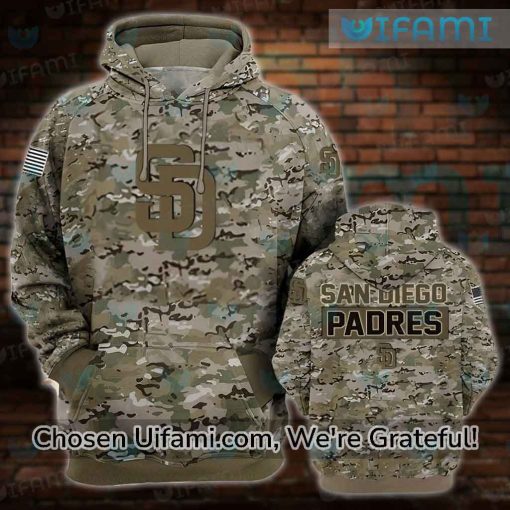 Padres Hoodie 3D Cool Camo San Diego Padres Gift