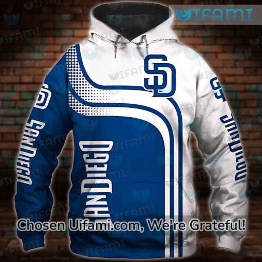 Padres Zip Up Hoodie 3D Astonishing San Diego Padres Gift