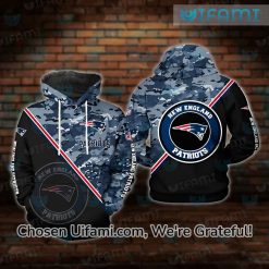Patriots Camo Hoodie 3D Unforgettable Patriots Gifts For Dad