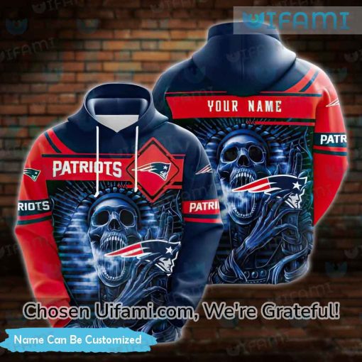 Patriots Hoodie 3D Custom Secret Pharaoh Skull New England Patriots Gift