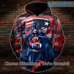 Patriots Hoodie 3D Shocking Grim Reaper New England Patriots Gifts For Him