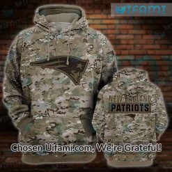 Patriots Military Hoodie 3D Hilarious Camo New England Patriots Gift