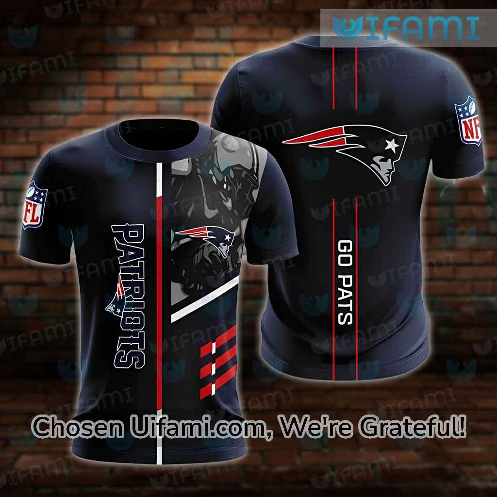 Pat Patriot T-Shirt 3D Famous New England Patriots Gift - Personalized  Gifts: Family, Sports, Occasions, Trending