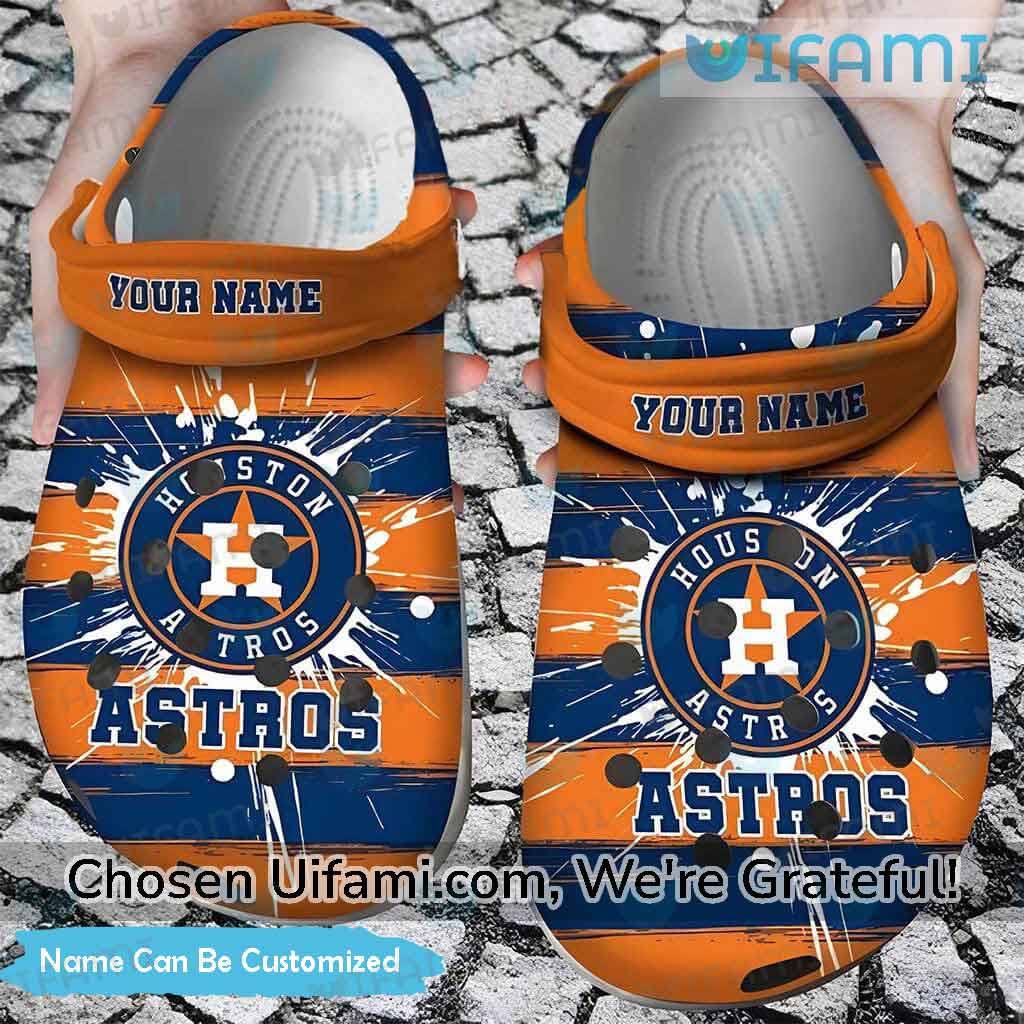 Houston Astros Butterfly Flower T-Shirt For Women - Personalized Gifts:  Family, Sports, Occasions, Trending