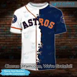 Personalized Astros Retro Shirt 3D Breathtaking Houston Astros Gift