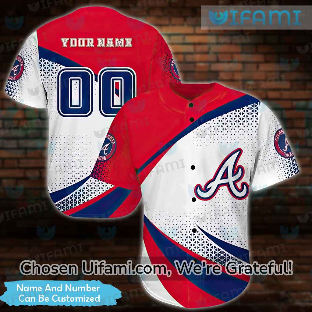 Personalized Atlanta Baseball Jersey Awesome Atlanta Braves Christmas Gifts  - Personalized Gifts: Family, Sports, Occasions, Trending