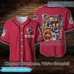 Personalized Atlanta Falcons Baseball Jersey Adorable Falcons Gift