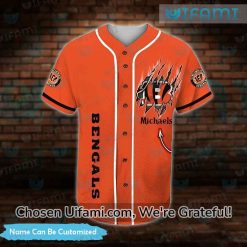 Personalized Bengals Baseball Jersey Excellent Cincinnati Bengals Gift 2