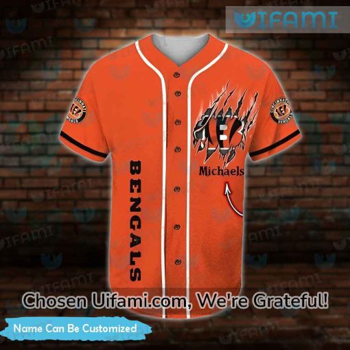 Personalized Bengals Baseball Jersey Excellent Cincinnati Bengals Gift