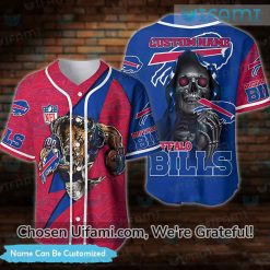 Personalized Bills Baseball Jersey Skull Buffalo Bills Gift Ideas