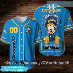 Personalized Chargers Baseball Jersey Mickey Los Angeles Chargers Gifts