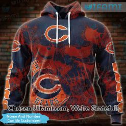 Personalized Chicago Bears Zip Up Hoodie 3D Astonishing Chicago Bears Gifts For Him