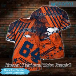 Personalized Denver Broncos Shirt 3D Breathtaking Broncos Gift