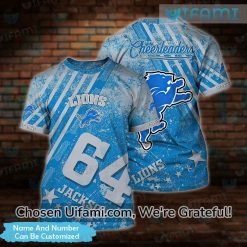 Personalized Detroit Lions Mens Shirt 3D Vibrant Detroit Lions Gift