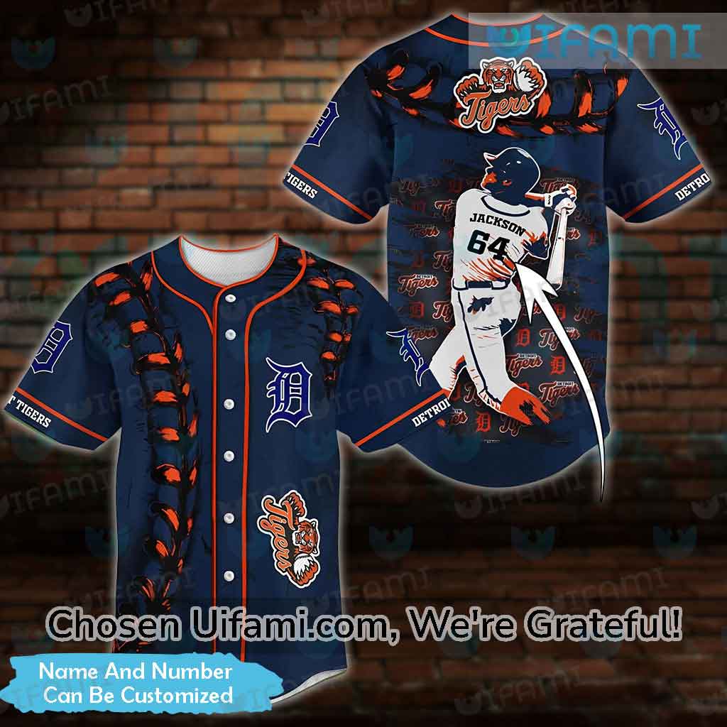 Personalized Detroit Tigers Jersey Delightful Detroit Tigers Gift -  Personalized Gifts: Family, Sports, Occasions, Trending