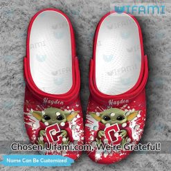 Personalized Indians Crocs Baby Yoda Cleveland Indians Gift