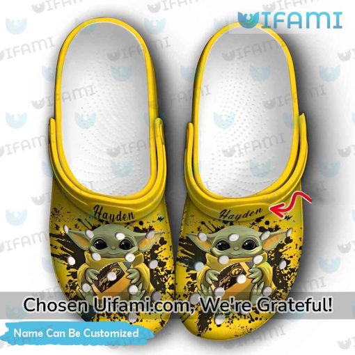 Personalized Iowa Hawkeyes Crocs Baby Yoda Bountiful Hawkeye Gifts