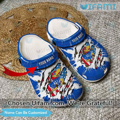 Personalized Jayhawks Crocs Perfect Kansas Jayhawks Gift