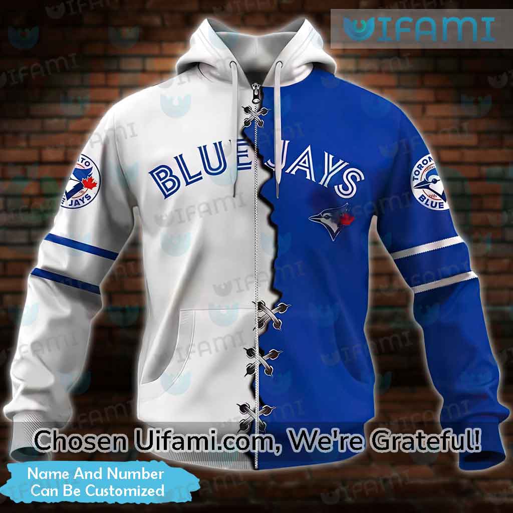 Toronto Blue Jays Woven Fans Gift 3D Hoodie Zip Hoodie Printed For Men And  Women - YesItCustom