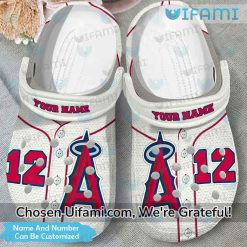 Personalized LA Angels Crocs Detailed Los Angeles Angels Gifts