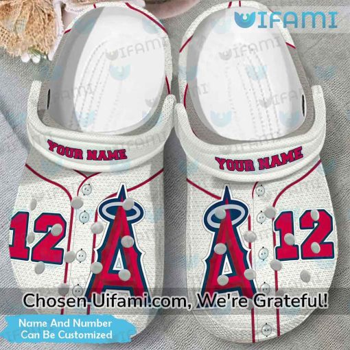 Personalized LA Angels Crocs Detailed Los Angeles Angels Gifts