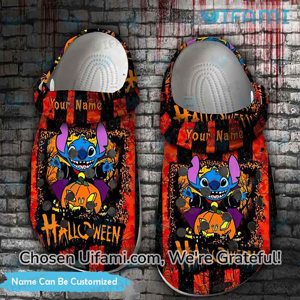 Personalized Lilo And Stitch Crocs Wonderful Halloween Stitch Gifts For Him  - Personalized Gifts: Family, Sports, Occasions, Trending