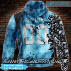 Personalized Lions 313 Hoodie 3D Glamorous Skull Detroit Lions Gift 3