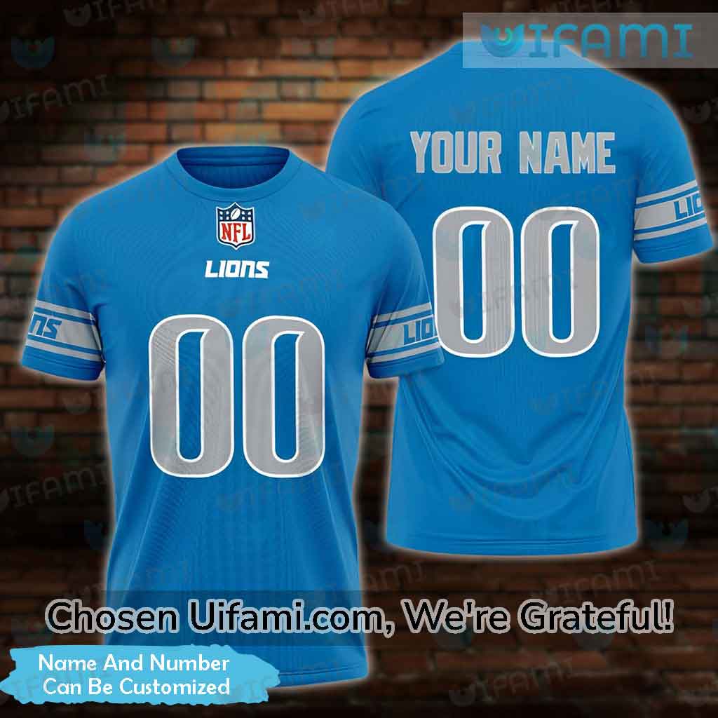 Custom Name Detroit Lions Hawaiian Shirt NFL Football Hawaiian Shirt Cheap  For Men Women - T-shirts Low Price