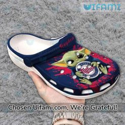 Personalized MN Twins Crocs Baby Yoda Minnesota Twins Gift 3