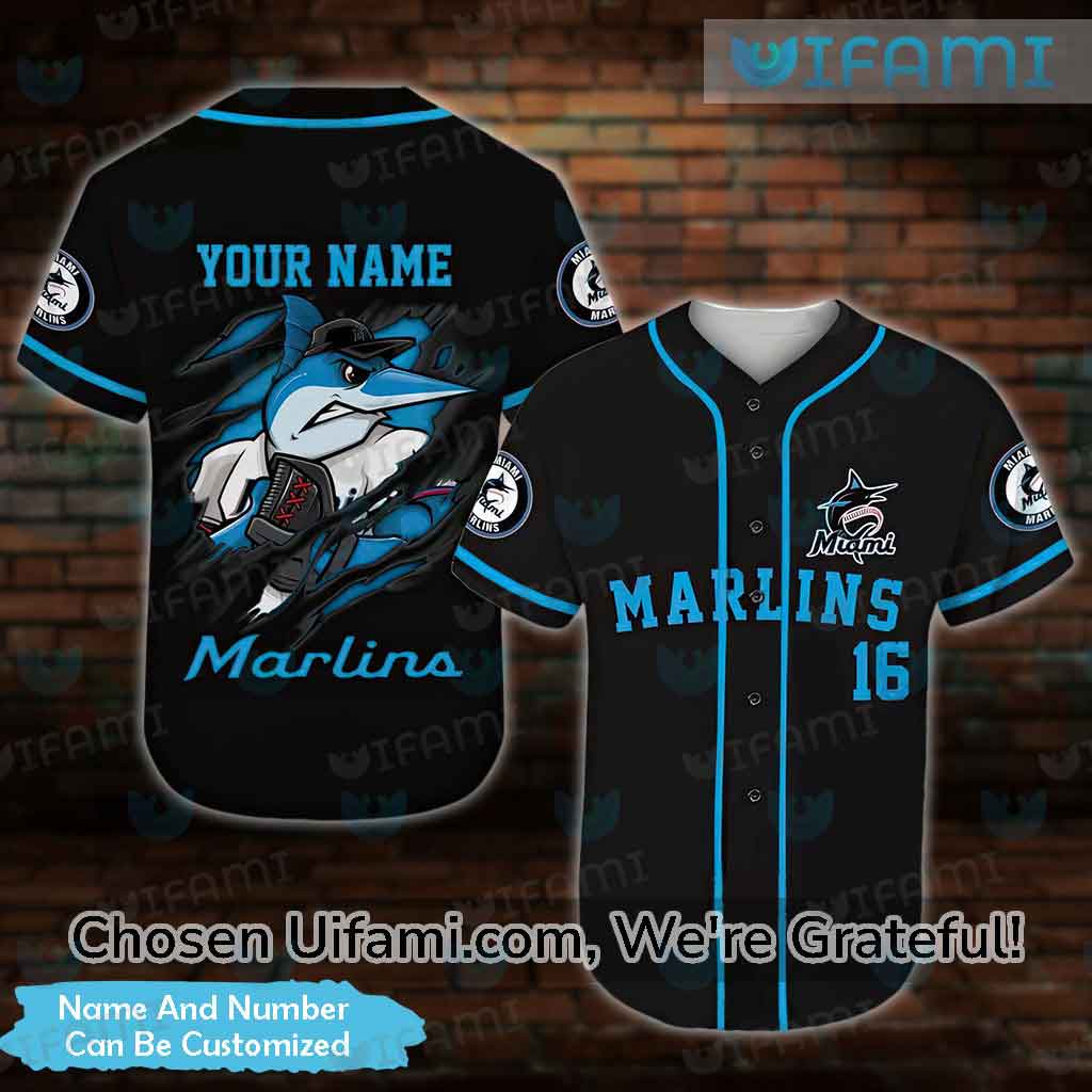 Personalized Miami Baseball Jersey Shocking Miami Marlins Gifts