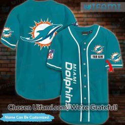 Personalized Miami Dolphins Baseball Jersey Unique Miami Dolphins Gifts