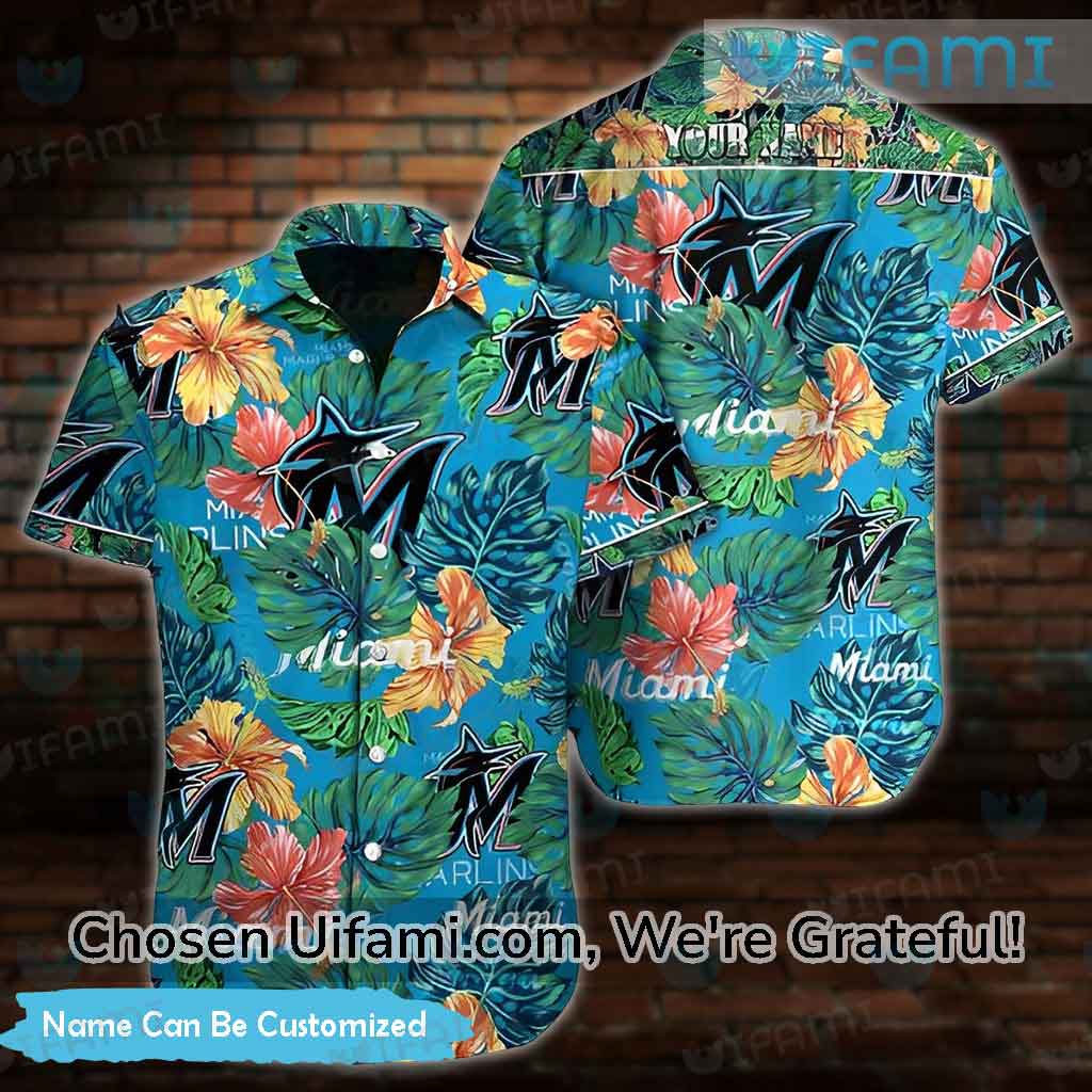 Miami Marlins Hawaiian Shirt Miami Marlins Mlb Aloha Best Hawaiian Shirts -  Upfamilie Gifts Store