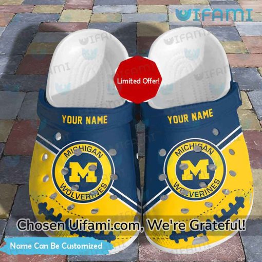 Personalized Michigan Crocs Valuable Michigan Wolverine Gift Ideas