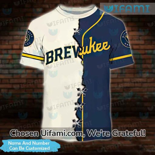 Personalized Milwaukee Brewers Tshirts 3D Discount Brewers Gift