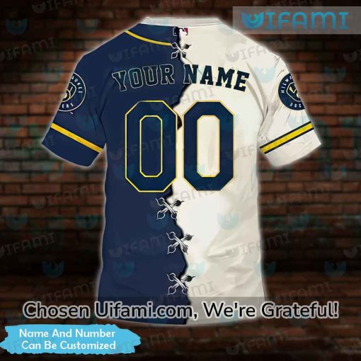 Personalized Milwaukee Brewers Tshirts 3D Discount Brewers Gift