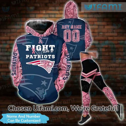 Personalized New England Patriots Hoodie 3D Fight Like A Patriots Patriots Gifts For Men