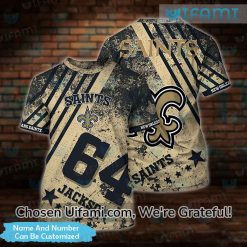 Personalized New Orleans Saints Tee Shirt 3D Highly Effective NFL Saints Gifts