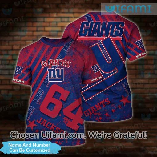 Personalized New York Giants Clothing 3D Vibrant NY Giants Gift