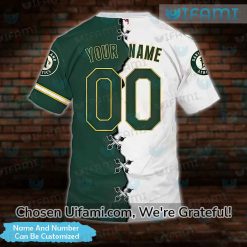 Personalized Oakland AS T Shirt 3D Vibrant Oakland Athletics Gifts Exclusive