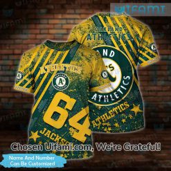 Personalized Oakland A’S Tee Shirts 3D Cheap Oakland Athletics Gifts