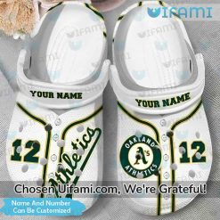 Personalized Oakland Athletics Crocs Highly Effective Oakland AS Gifts 1